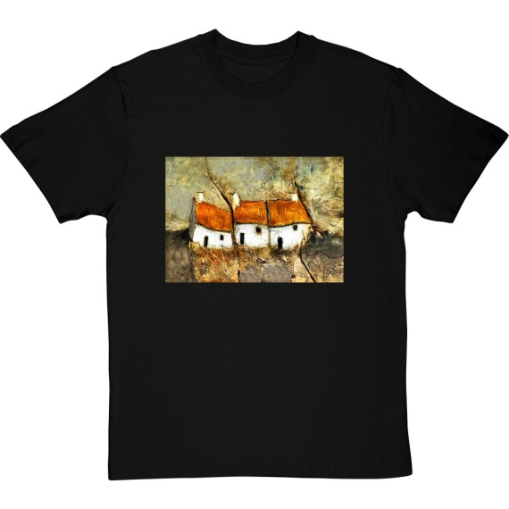 The Three Cottages by Hadrian Richards T-Shirt