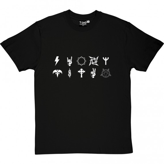 Heavy Metal Symbols T-Shirt