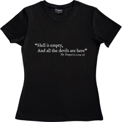 Shakespeare "Hell Is Empty" Quote