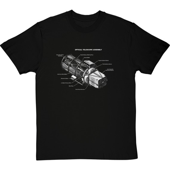 Hubble Telescope Diagram T-Shirt