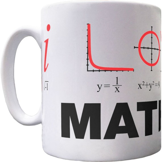 I Love Maths Ceramic Mug