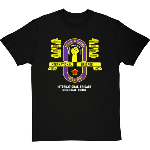 International Brigade Memorial Trust: British Battalion (Full Colour) T-Shirt