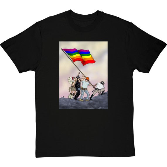 Iwo Jima Pride Flag T-Shirt