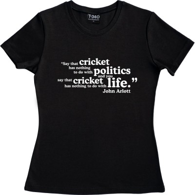 John Arlott "Cricket and Politics" Quote