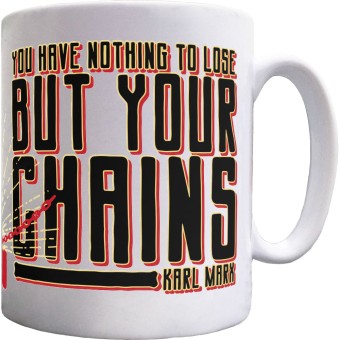 Karl Marx Chains Ceramic Mug