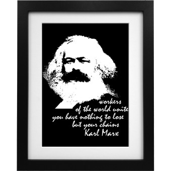 Karl Marx "Workers" Quote Art Print