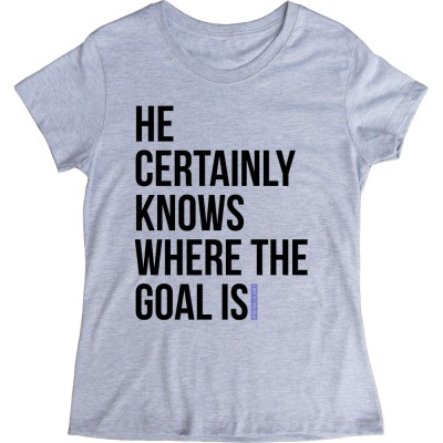 He Certainly Knows Where The Goal Is