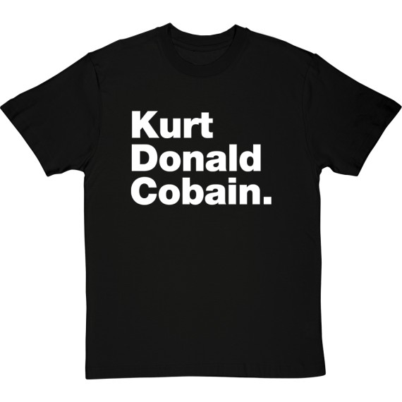 Kurt Donald Cobain T-Shirt