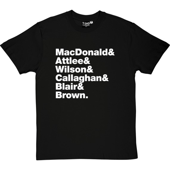 Labour Prime Minister Line-Up T-Shirt