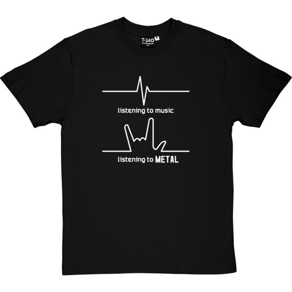 Listening to Metal T-Shirt