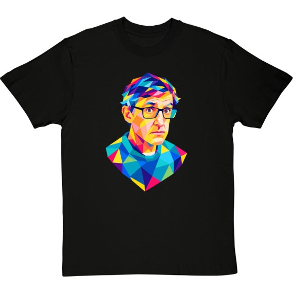 Louis Theroux Polygon Portrait T-Shirt