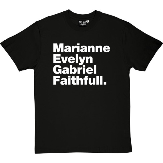 Marianne Evelyn Gabriel Faithfull T-Shirt
