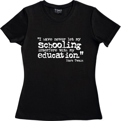 Mark Twain "Schooling" Quote