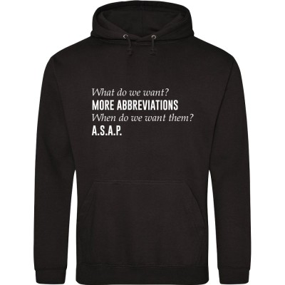 What Do We Want? More Abbreviations!