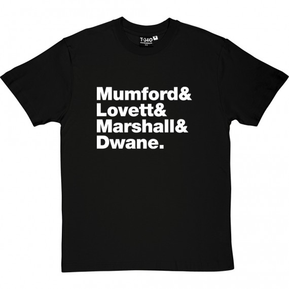 Mumford & Sons Line-Up T-Shirt