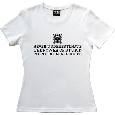 Never Underestimate The Power Of Stupid People In Large Groups