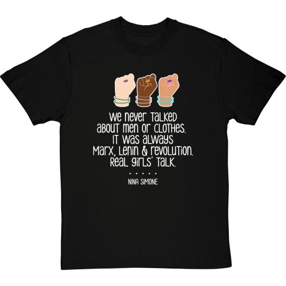 Nina Simone "Real Girls' Talk" T-Shirt
