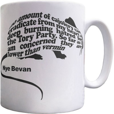 Nye Bevan "Vermin" Quote Ceramic Mug