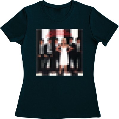 Parallel Black and White: Pixelated Artwork
