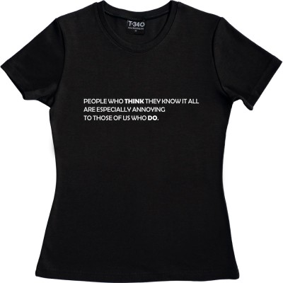 People Who Think They Know it All