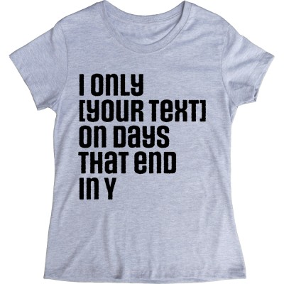 Personalised Days That End In Y