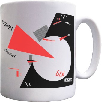 Beat The Whites With The Red Wedge Ceramic Mug
