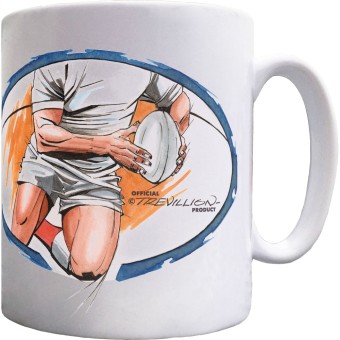 Rugby Running Ceramic Mug