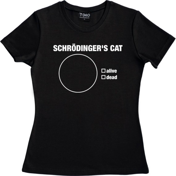 Schrodinger's Cat Pie Chart T-Shirt