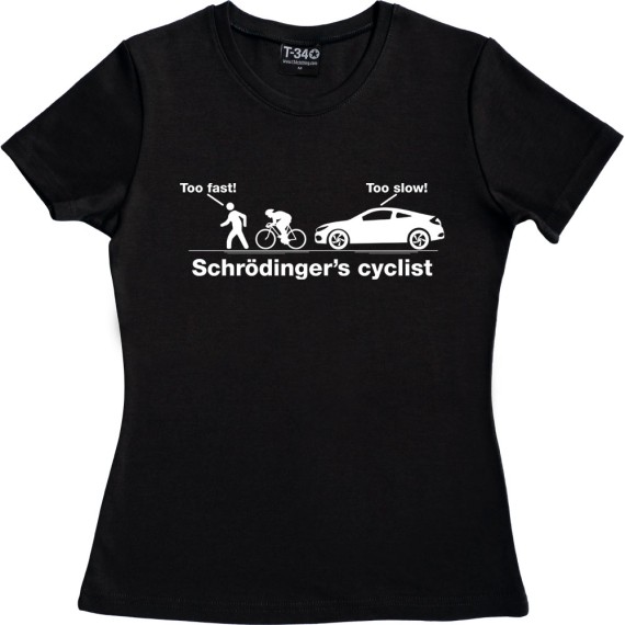 Schrödinger's Cyclist T-Shirt