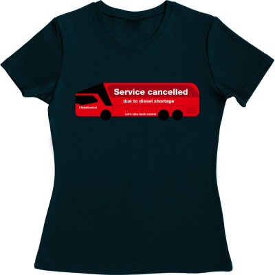 Service Cancelled Due To Diesel Shortage (Brexit Bus)