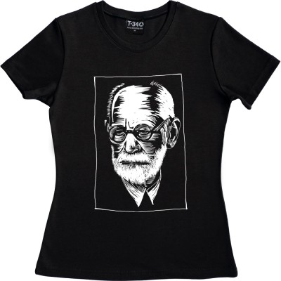 Sigmund Freud Woodcut
