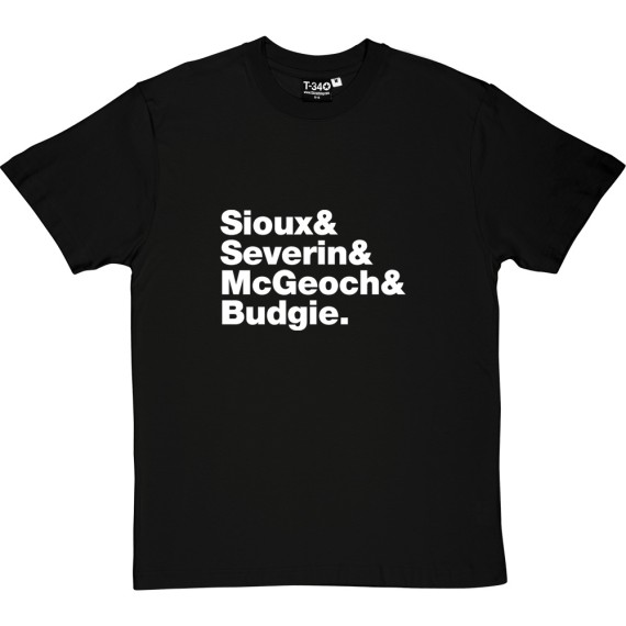 Siouxsie and the Banshees Line-Up T-Shirt