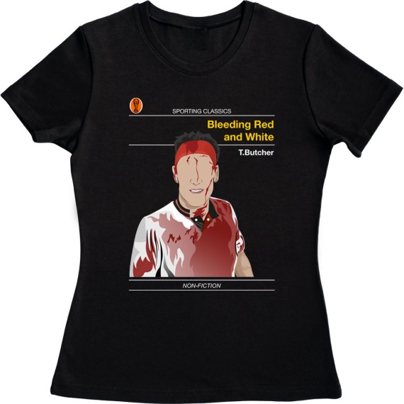 Sporting Classics: Bleeding Red and White by Terry Butcher T-Shirt