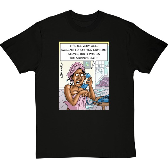 Stevie Wonder "I Was In The Sodding Bath" T-Shirt