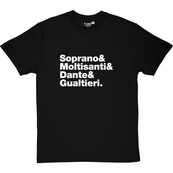 The Sopranos Line-Up T-Shirt