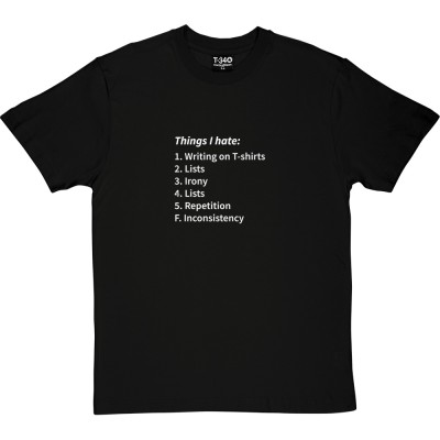 Things I Hate