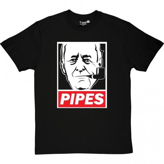 Tony Benn "Pipes" T-Shirt