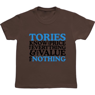 Tories Know the Price of Everything and the Value of Nothing
