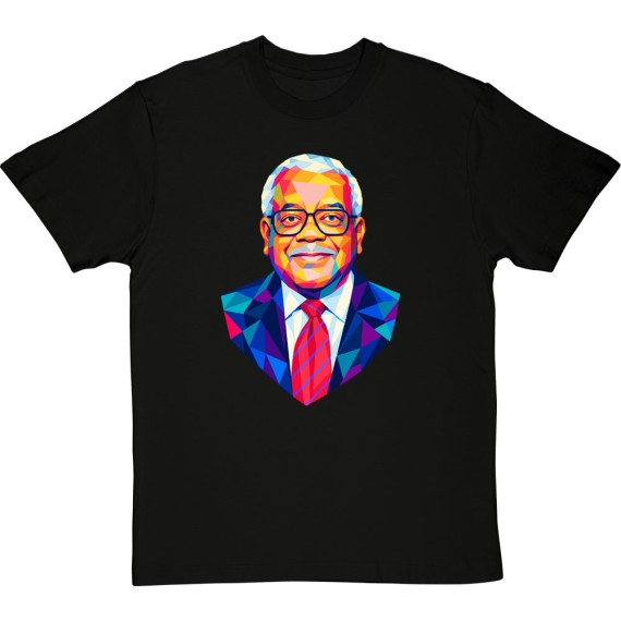 Sir Trevor McDonald Polygon Portrait T-Shirt