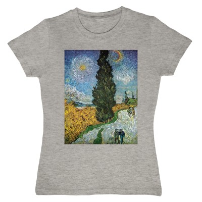 Van Gogh "Road with Cypress and Star"