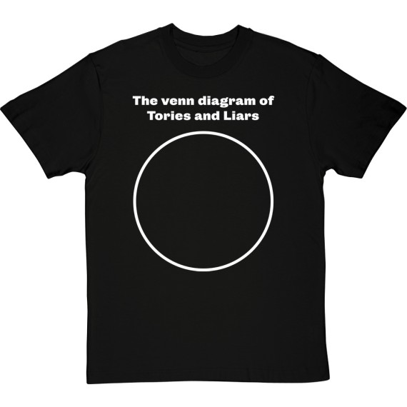 The Venn Diagram Of Tories And Liars T-Shirt