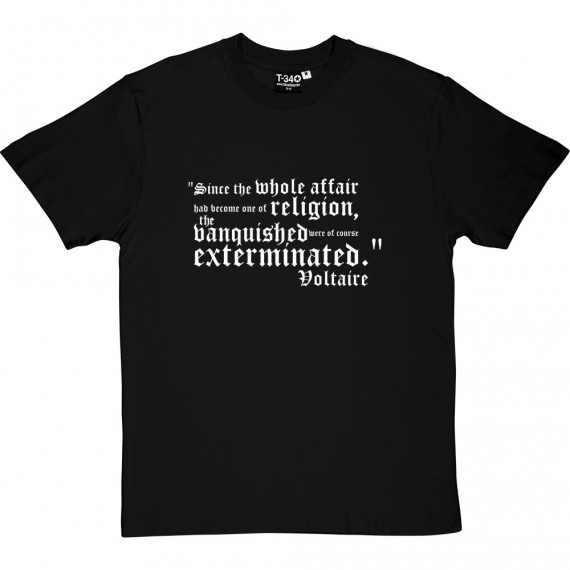 Voltaire "Vanquished" Quote T-Shirt