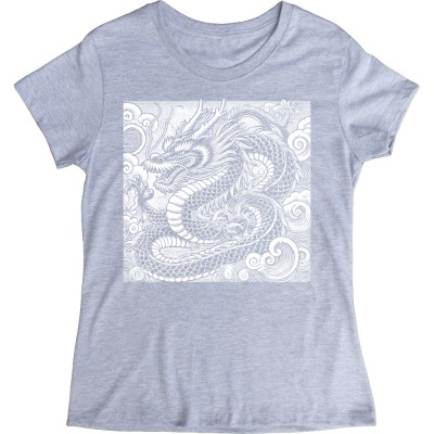 Japanese Dragon Woodcut