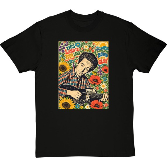 Woody Guthrie Poster T-Shirt