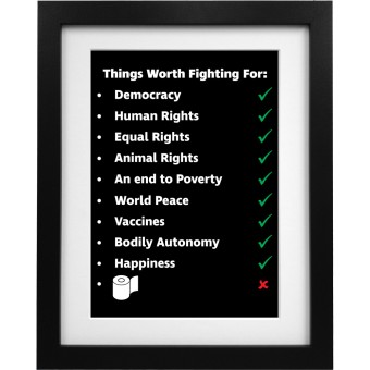 Things Worth Fighting For Art Print