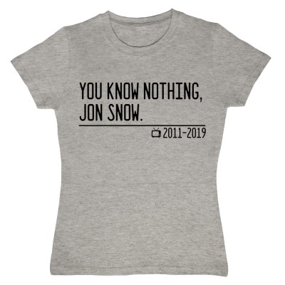 You Know Nothing, Jon Snow