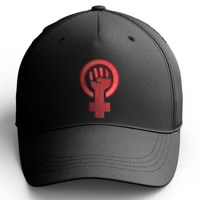 Feminist Fist Embroidered Baseball Cap