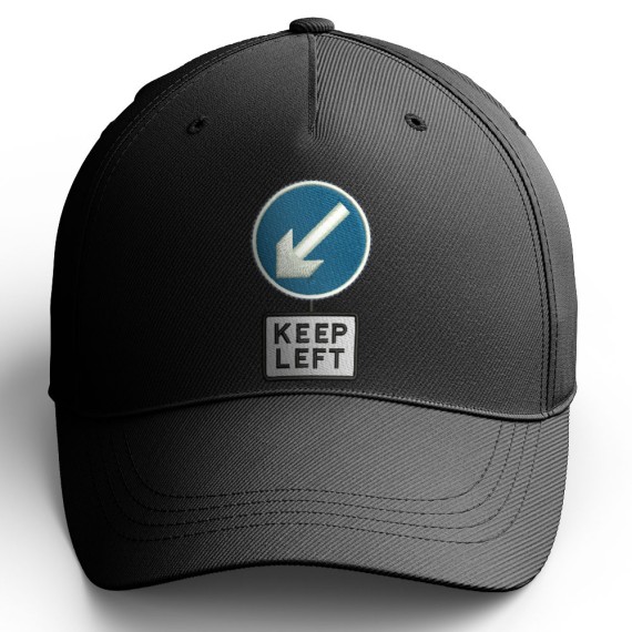 Keep Left Embroidered Baseball Cap