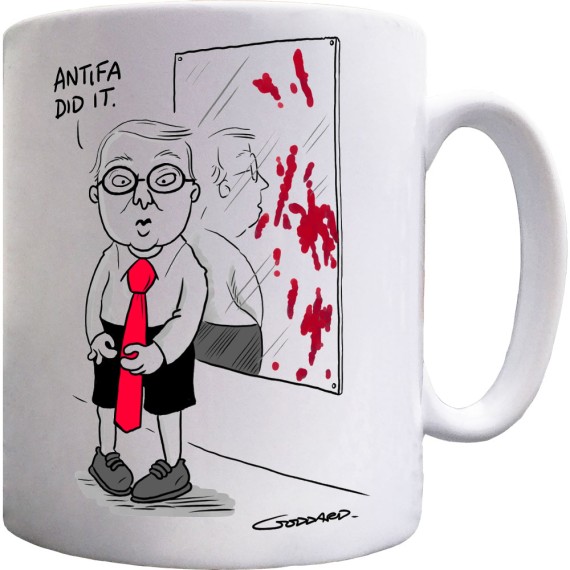 Antifa Did It Ceramic Mug