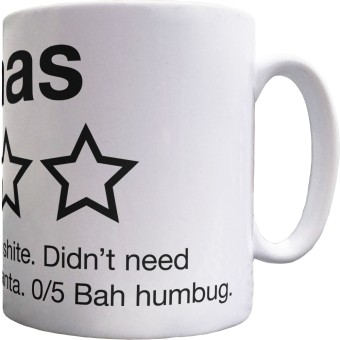Christmas: 0 Stars Ceramic Mug